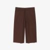 Men Givenchy Shorts | Extra Wide Chino Bermuda Shorts In Canvas Brown