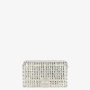 Women Givenchy Cross-Body Bags | Small 4G Bag In Satin With Strass And Chain Natural Beige