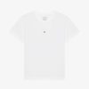 Men Givenchy T-Shirts | T-Shirt In Jersey With Givenchy 4G Embroidery White