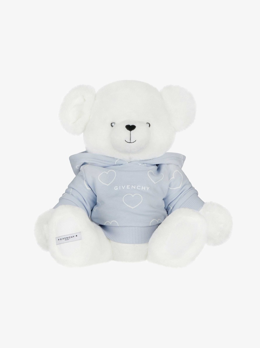 Men Givenchy Boy (4 To 12 Years) | Givenchy Teddy Bear White/Light Blue