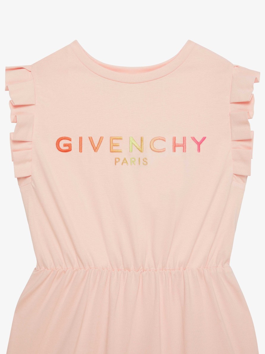 Women Givenchy Girl (4 To 12 Years) | Sleeveless Dress In Jersey Candy Pink