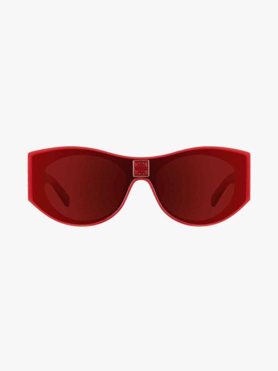 Women Givenchy Sunglasses | 4Gem Unisex Sunglasses In Acetate Red