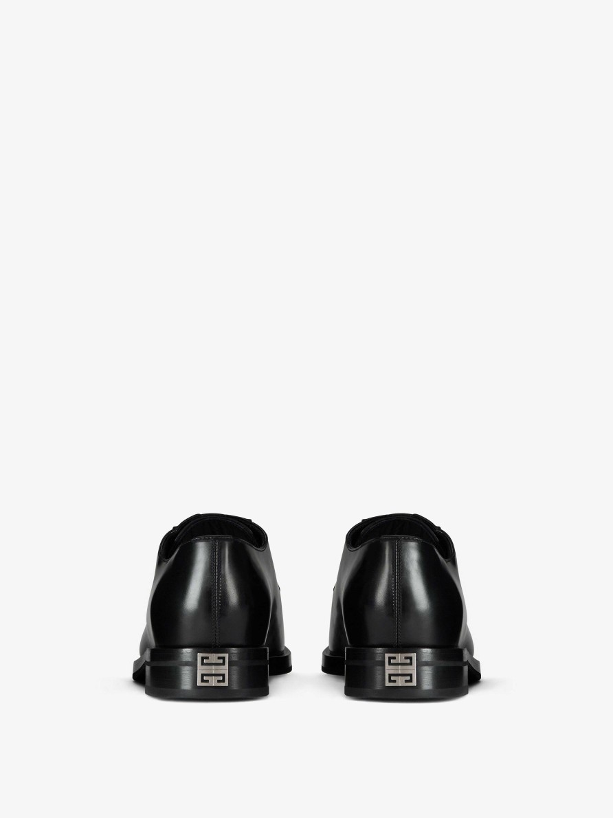 Men Givenchy Boots & Derbies | Classic Derbies In Leather Black