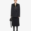 Women Givenchy Jackets & Coats | Jacket In Wool And Mohair With Satin Collar Black