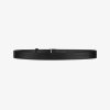 Men Givenchy Belts | Belt In Grained Leather With G-Chain Buckle Black