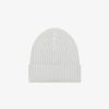 Men Givenchy Beanies & Caps | Ribbed Beanie In Wool And Cashmere Light Grey