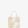 Women Givenchy Mini & Micro Bags | Mini G-Tote Shopping Bag In Tie And Dye Canvas Dusty Gold