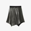 Women Givenchy Girl (4 To 12 Years) | Asymmetrical Skirt In Veil Silvery