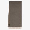 Men Givenchy Scarves & Ties | Double Sided Scarf In Cashmere Light Grey