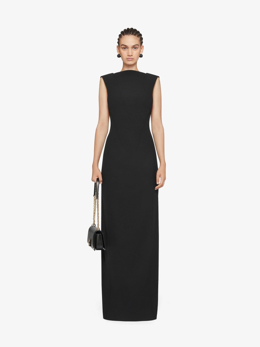 Women Givenchy Dresses | Evening Dress In Crepe Black