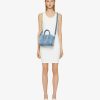 Women Givenchy Antigona | Mini Antigona Lock Bag In Washed Denim Medium Blue