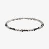 Men Givenchy Jewelry | 4G Short Necklace In Metal Black/Silvery