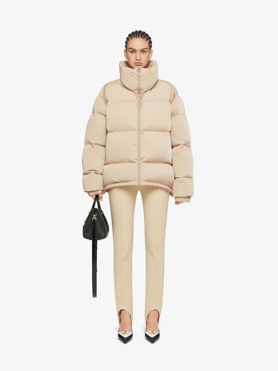 Women Givenchy Outerwear & Blousons | 4G Puffer Powder