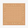 Women Givenchy Scarves | Givenchy 4G Large Square In Silk Jacquard Light Beige Camel