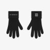 Men Givenchy Other Accessories | 4G Wool Knit Gloves Black