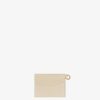 Women Givenchy Small Leather Goods | 4G Card Holder In Grained Leather Natural Beige