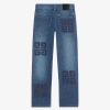 Men Givenchy Boy (4 To 12 Years) | 4G Slim Fit Jeans In Denim Denim Blue