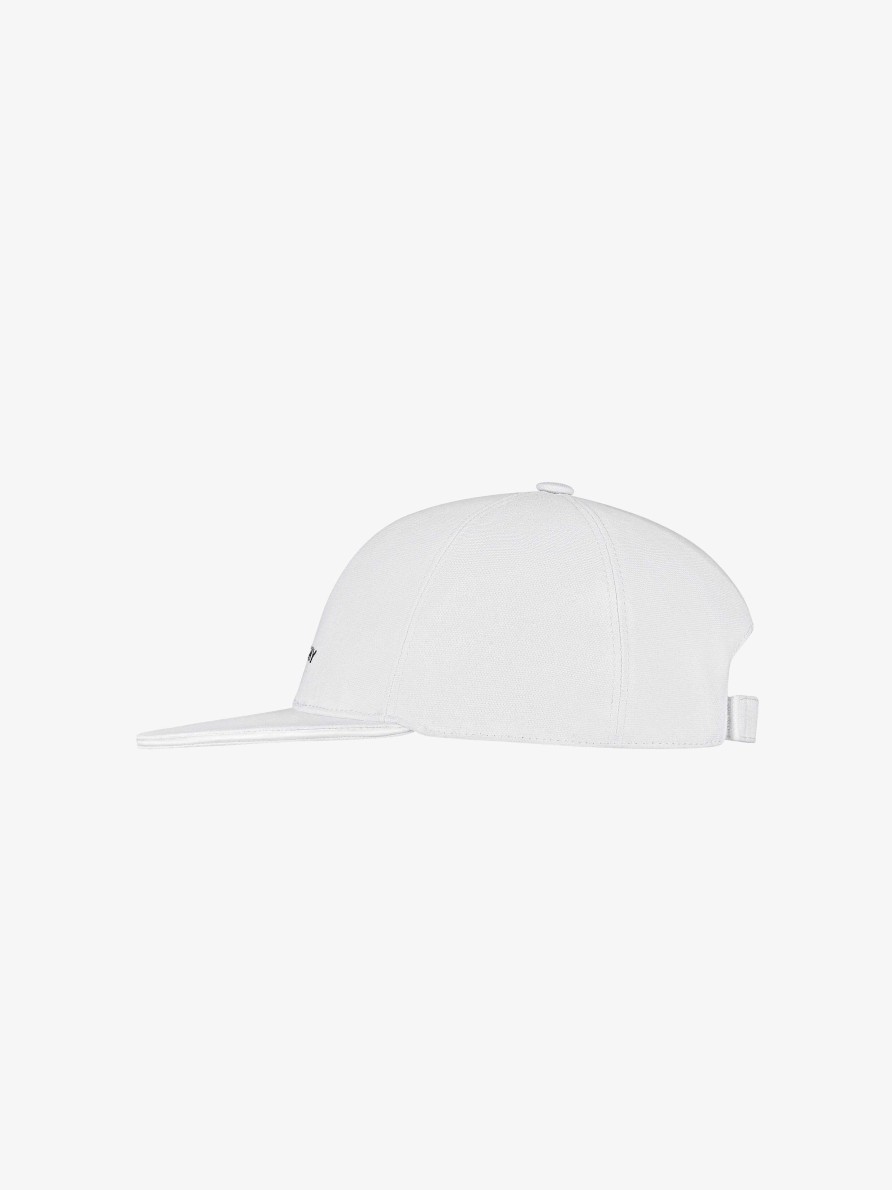 Men Givenchy Beanies & Caps | Givenchy Cap In Cotton White