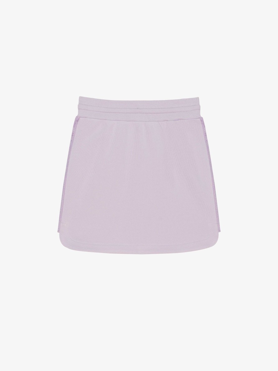 Women Givenchy Girl (4 To 12 Years) | Givenchy Skirt In Fleece Lilac